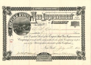 Empire State Gas Improvement Co. - Stock Certificate